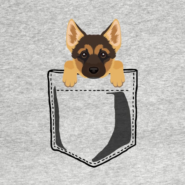 Pocket German Shepherd by JKA